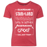 T-Shirts Vintage Red / YXS Guardians Galaxy Tour Youth Triblend T-Shirt