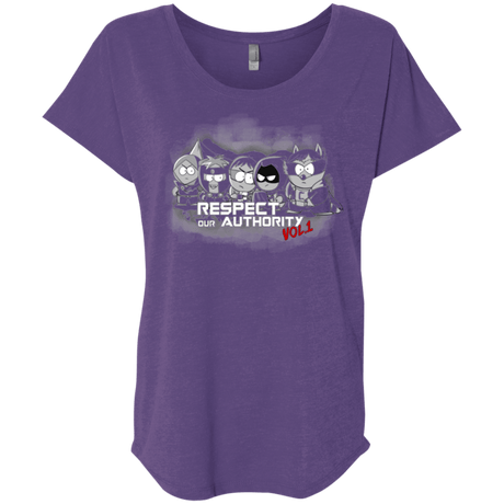 T-Shirts Purple Rush / X-Small Guardians of AU2 Triblend Dolman Sleeve