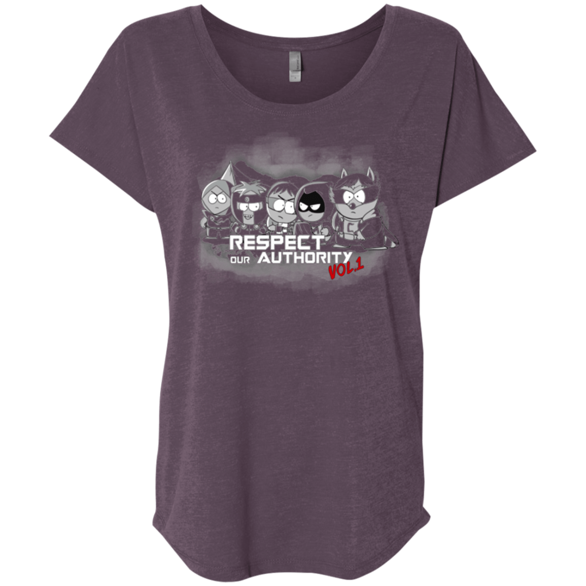 T-Shirts Vintage Purple / X-Small Guardians of AU2 Triblend Dolman Sleeve