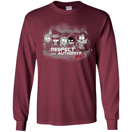 T-Shirts Maroon / YS Guardians of AU2 Youth Long Sleeve T-Shirt