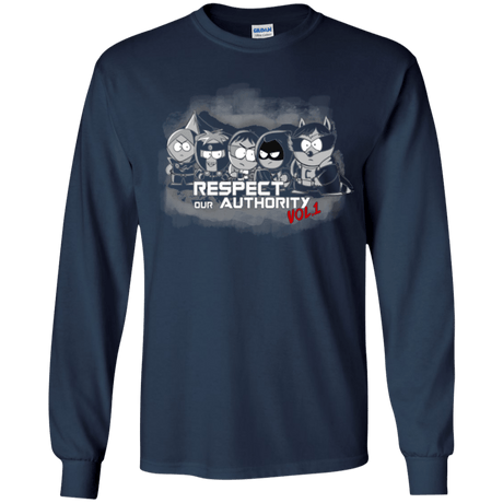 T-Shirts Navy / YS Guardians of AU2 Youth Long Sleeve T-Shirt