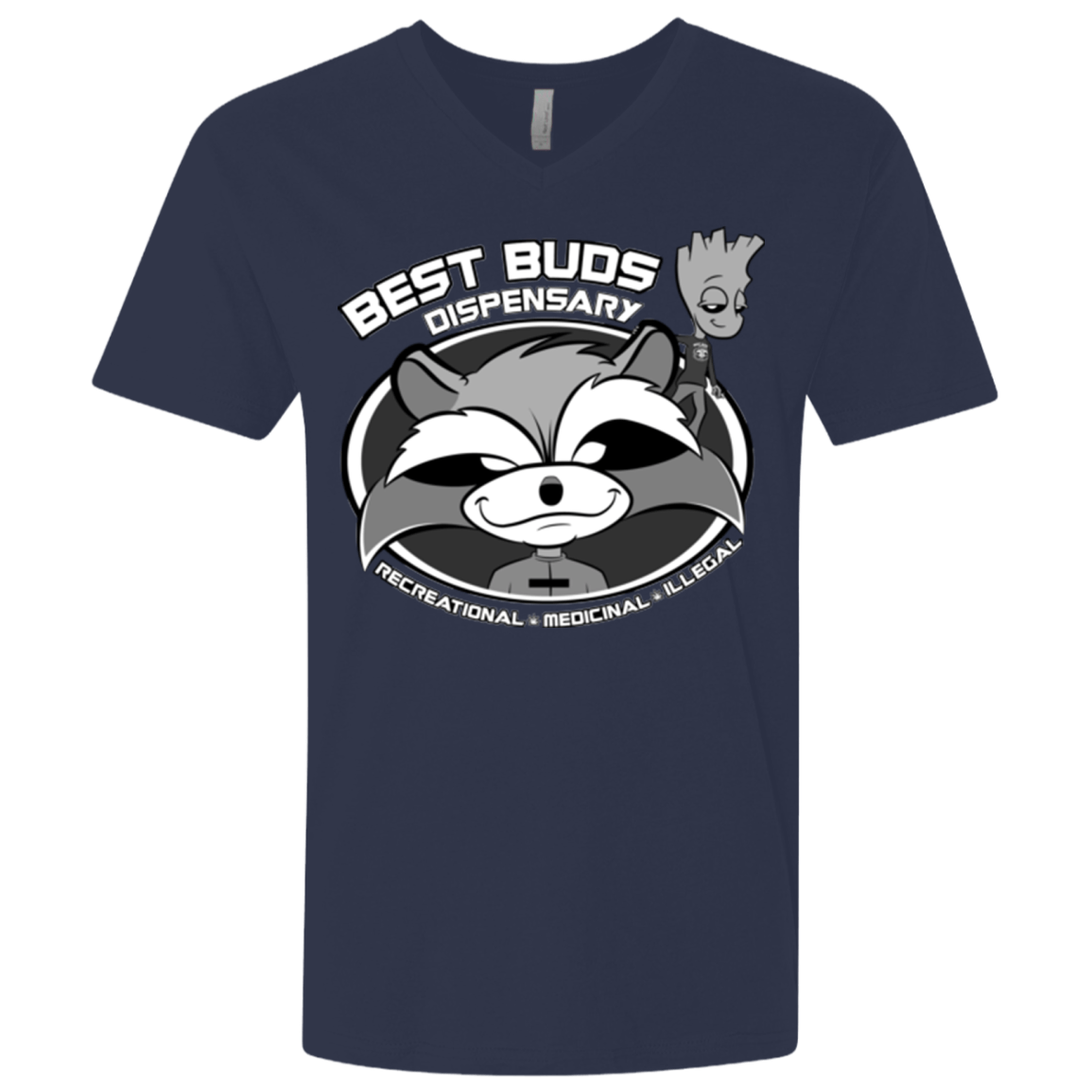 T-Shirts Midnight Navy / X-Small Guardians Of The Greenery Men's Premium V-Neck