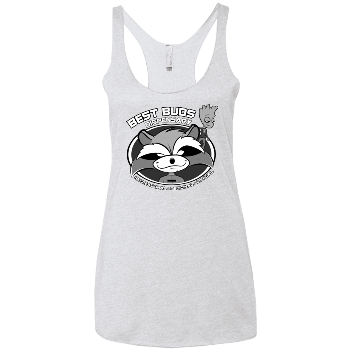 T-Shirts Heather White / X-Small Guardians Of The Greenery Women's Triblend Racerback Tank