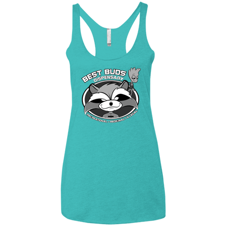 T-Shirts Tahiti Blue / X-Small Guardians Of The Greenery Women's Triblend Racerback Tank