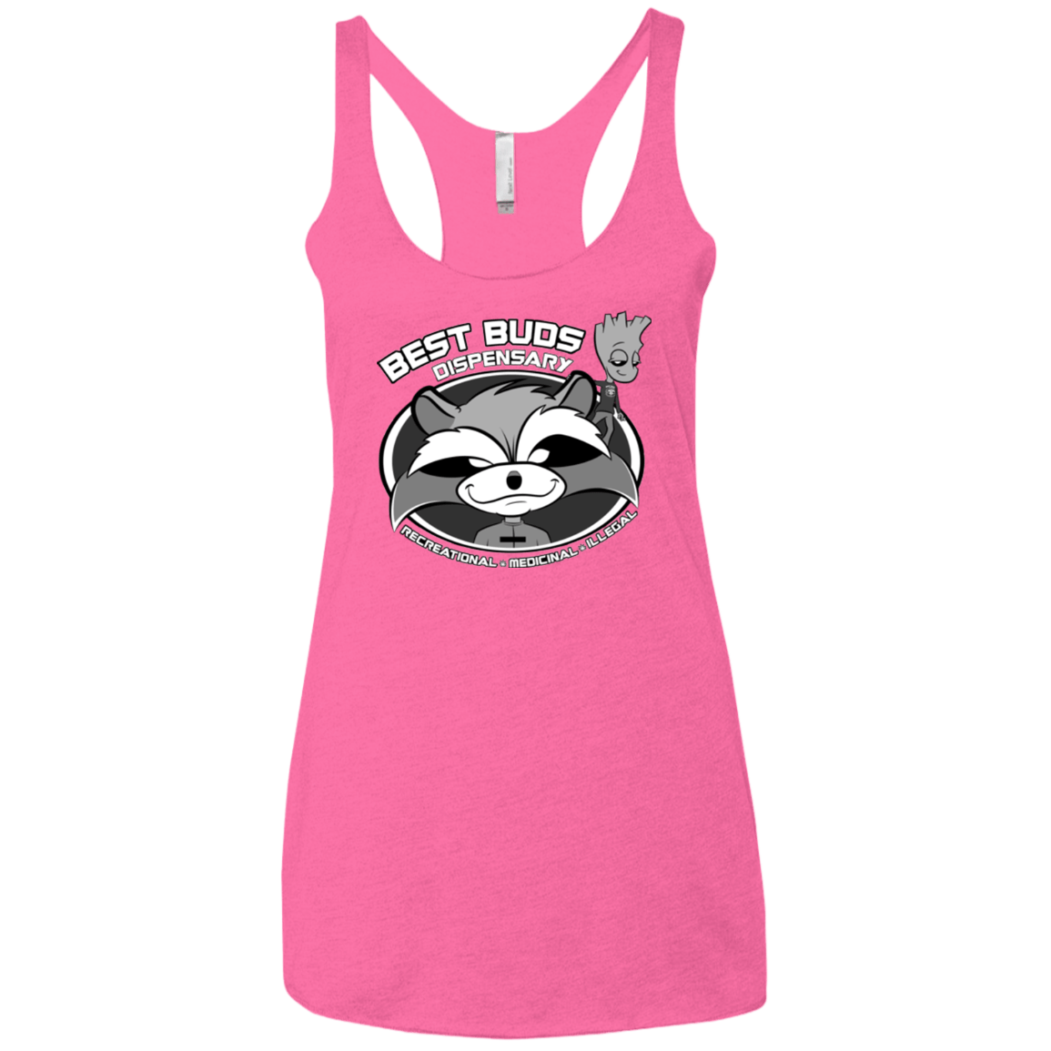 T-Shirts Vintage Pink / X-Small Guardians Of The Greenery Women's Triblend Racerback Tank