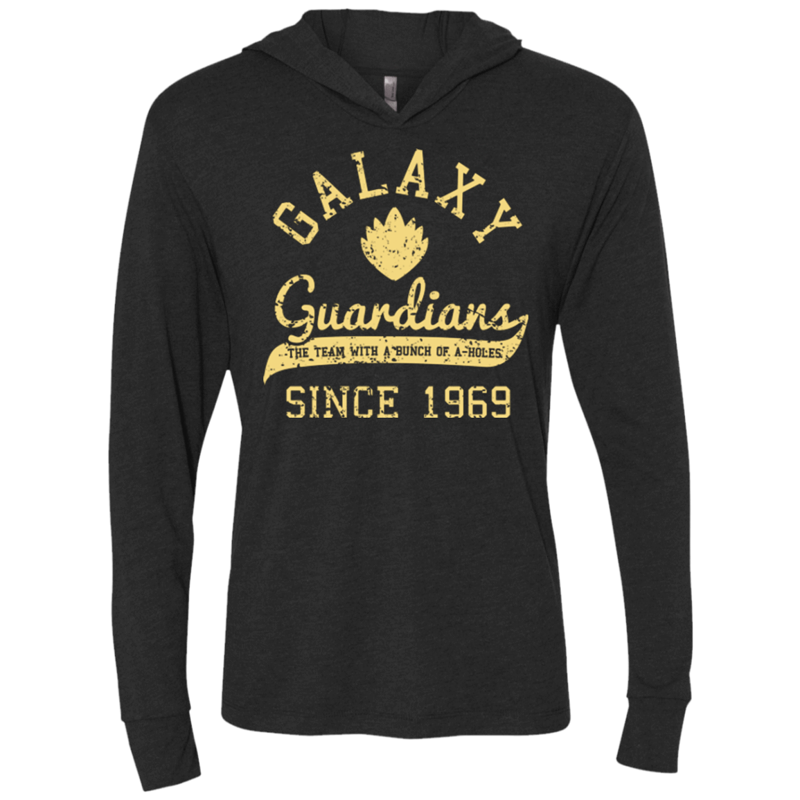 T-Shirts Vintage Black / X-Small Guardians Since 1969 Triblend Long Sleeve Hoodie Tee