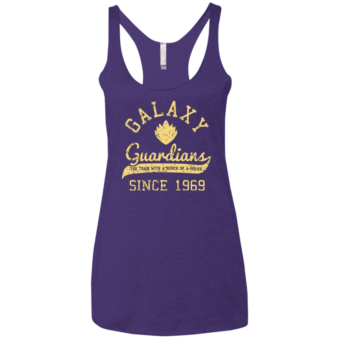 T-Shirts Purple / X-Small Guardians Since 1969 Women's Triblend Racerback Tank