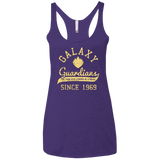 T-Shirts Purple / X-Small Guardians Since 1969 Women's Triblend Racerback Tank