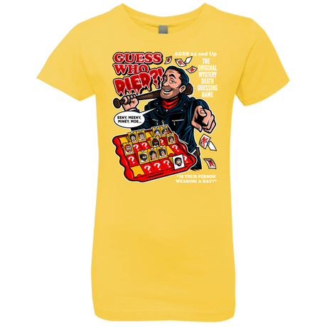T-Shirts Vibrant Yellow / YXS Guess who Died Girls Premium T-Shirt