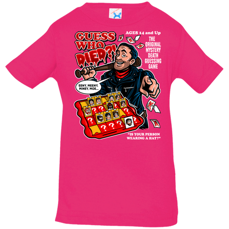 T-Shirts Hot Pink / 6 Months Guess who Died Infant PremiumT-Shirt