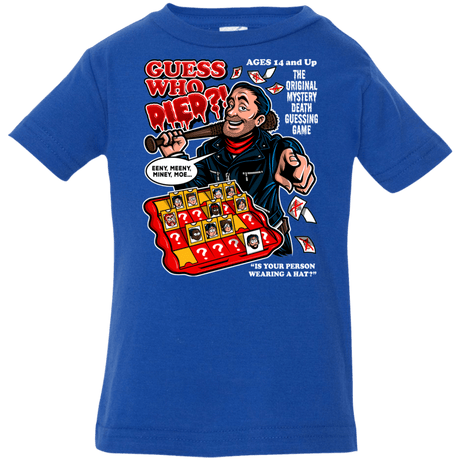 T-Shirts Royal / 6 Months Guess who Died Infant PremiumT-Shirt