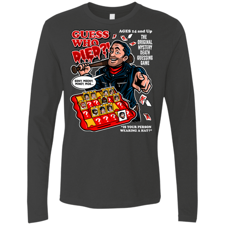 T-Shirts Heavy Metal / Small Guess who Died Men's Premium Long Sleeve