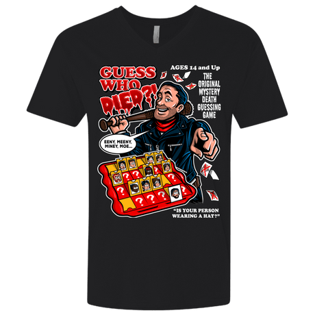 T-Shirts Black / X-Small Guess who Died Men's Premium V-Neck