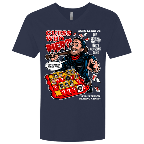 T-Shirts Midnight Navy / X-Small Guess who Died Men's Premium V-Neck