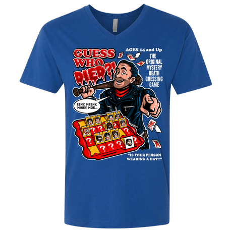 T-Shirts Royal / X-Small Guess who Died Men's Premium V-Neck
