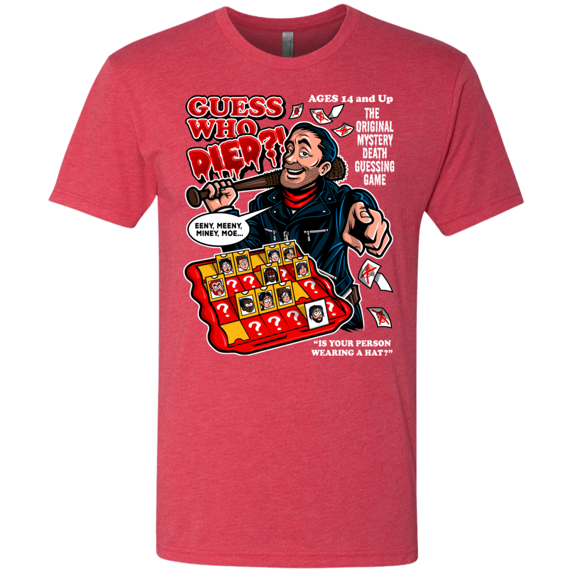 T-Shirts Vintage Red / Small Guess who Died Men's Triblend T-Shirt