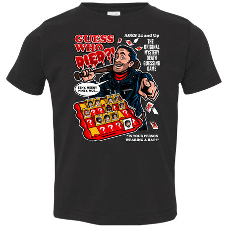 T-Shirts Black / 2T Guess who Died Toddler Premium T-Shirt