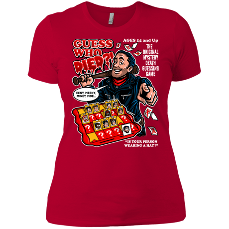T-Shirts Red / X-Small Guess who Died Women's Premium T-Shirt