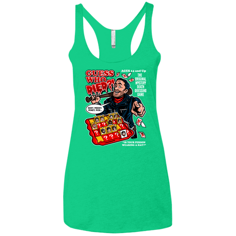 T-Shirts Envy / X-Small Guess who Died Women's Triblend Racerback Tank