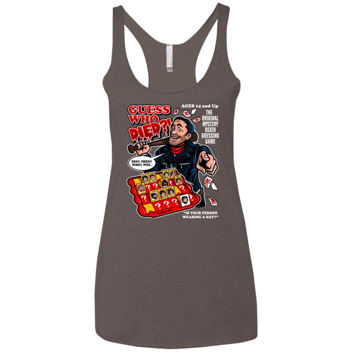 T-Shirts Macchiato / X-Small Guess who Died Women's Triblend Racerback Tank