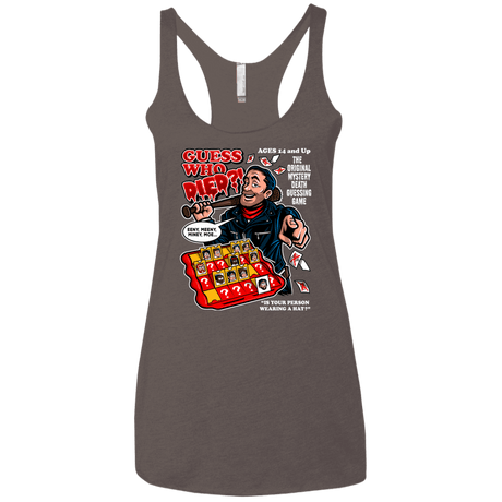 T-Shirts Macchiato / X-Small Guess who Died Women's Triblend Racerback Tank