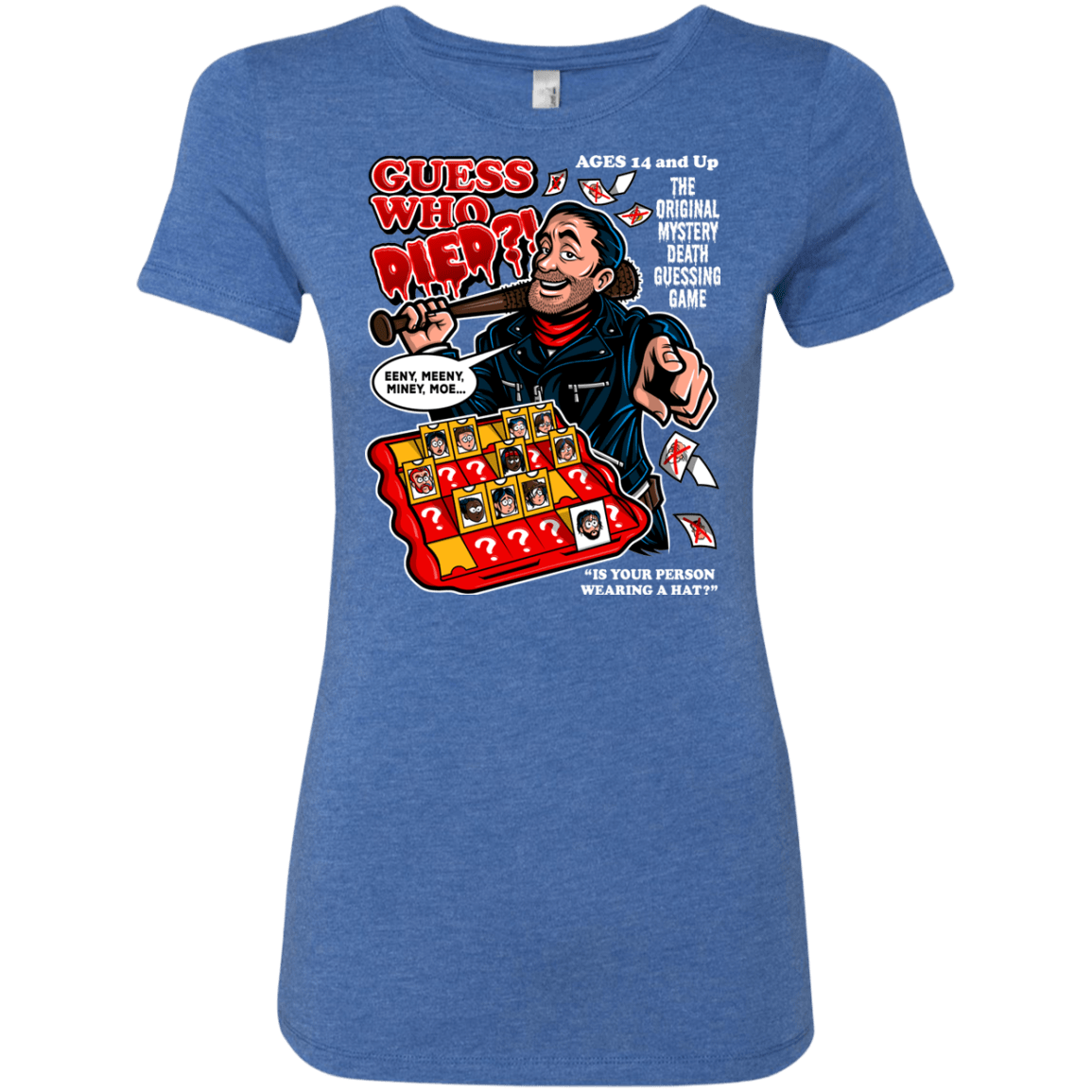 T-Shirts Vintage Royal / Small Guess who Died Women's Triblend T-Shirt