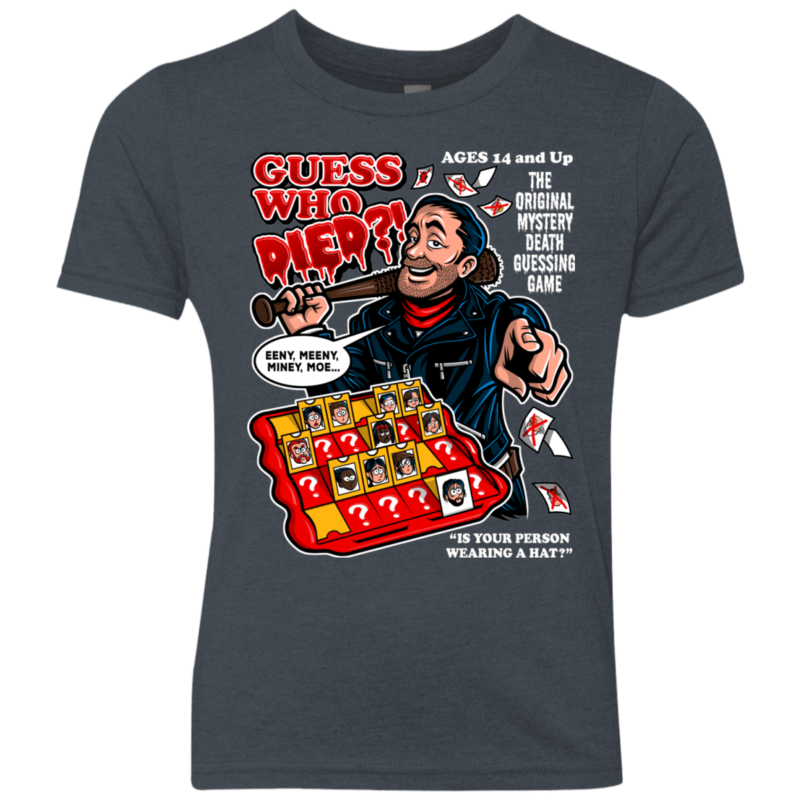 T-Shirts Vintage Navy / YXS Guess who Died Youth Triblend T-Shirt