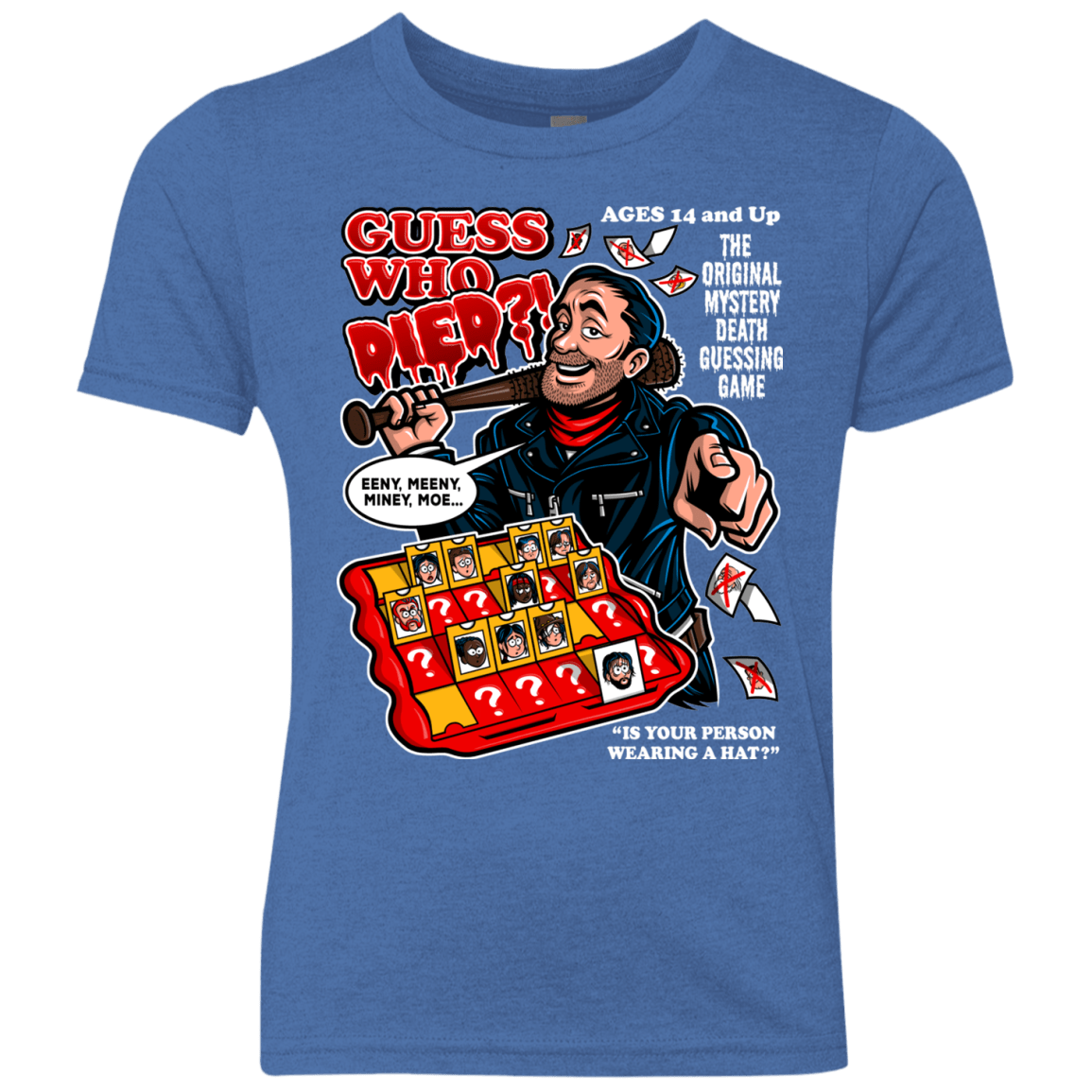 T-Shirts Vintage Royal / YXS Guess who Died Youth Triblend T-Shirt