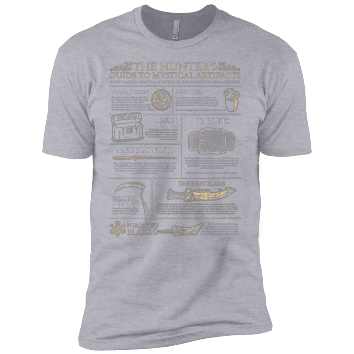 T-Shirts Heather Grey / YXS Guide To Mystical Artifacts Boys Premium T-Shirt