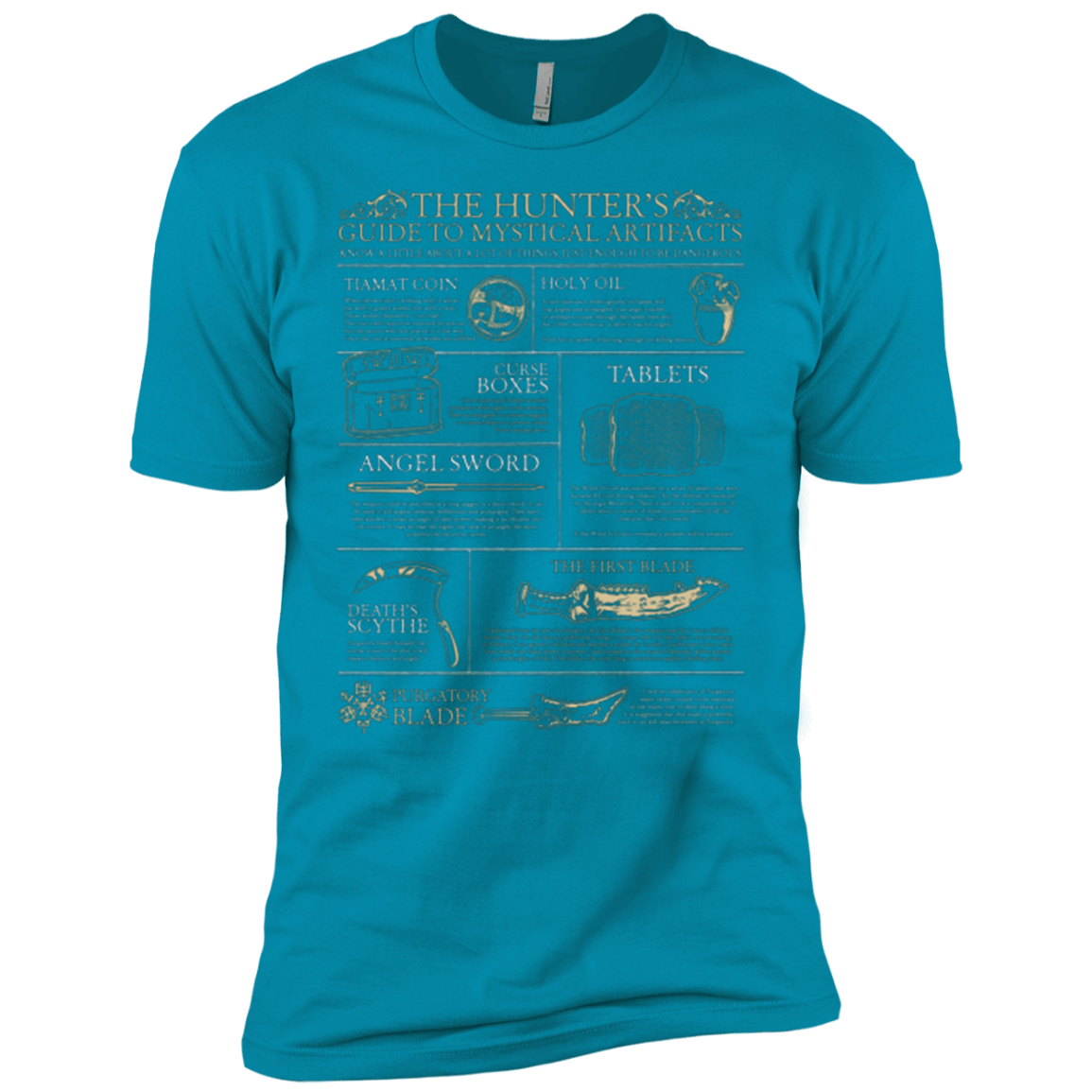 T-Shirts Turquoise / YXS Guide To Mystical Artifacts Boys Premium T-Shirt