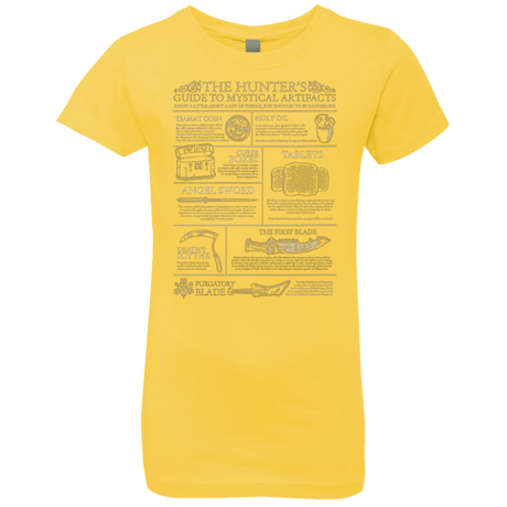 T-Shirts Vibrant Yellow / YXS Guide To Mystical Artifacts Girls Premium T-Shirt