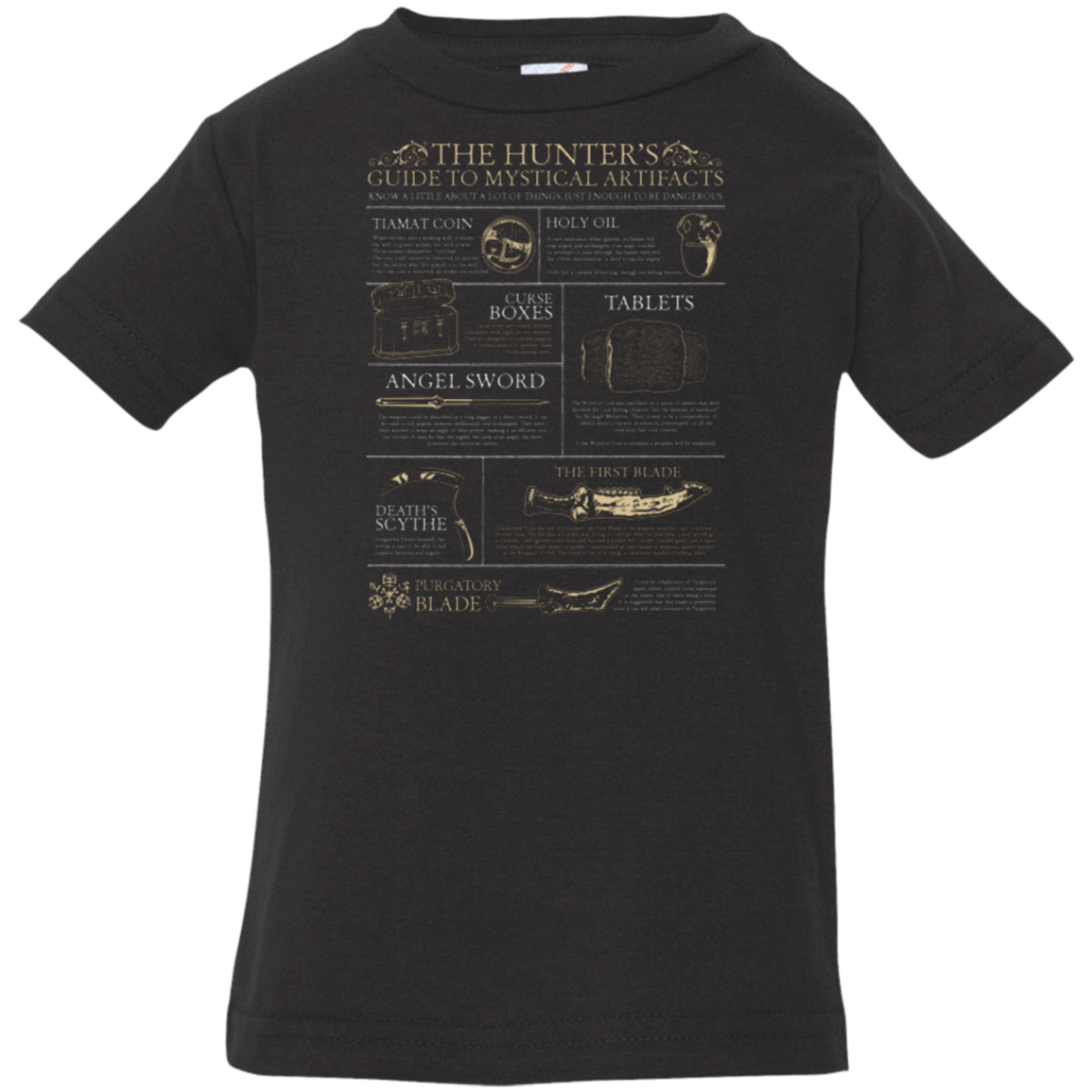 T-Shirts Black / 6 Months Guide To Mystical Artifacts Infant Premium T-Shirt