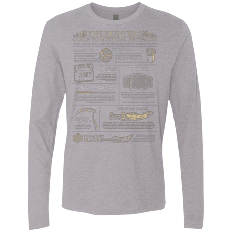 T-Shirts Heather Grey / Small Guide To Mystical Artifacts Men's Premium Long Sleeve