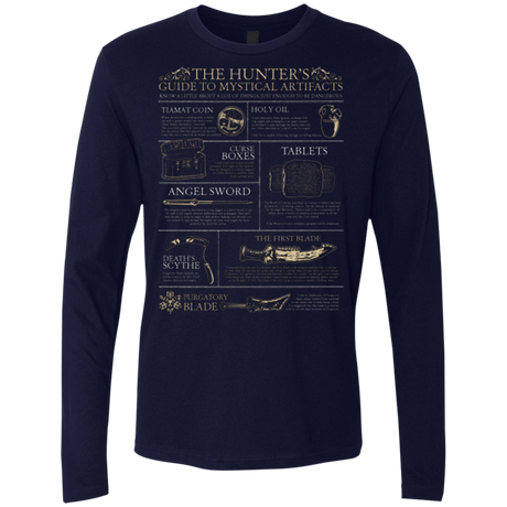 T-Shirts Midnight Navy / Small Guide To Mystical Artifacts Men's Premium Long Sleeve