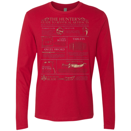 T-Shirts Red / Small Guide To Mystical Artifacts Men's Premium Long Sleeve