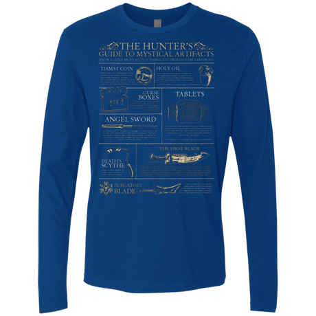 T-Shirts Royal / Small Guide To Mystical Artifacts Men's Premium Long Sleeve