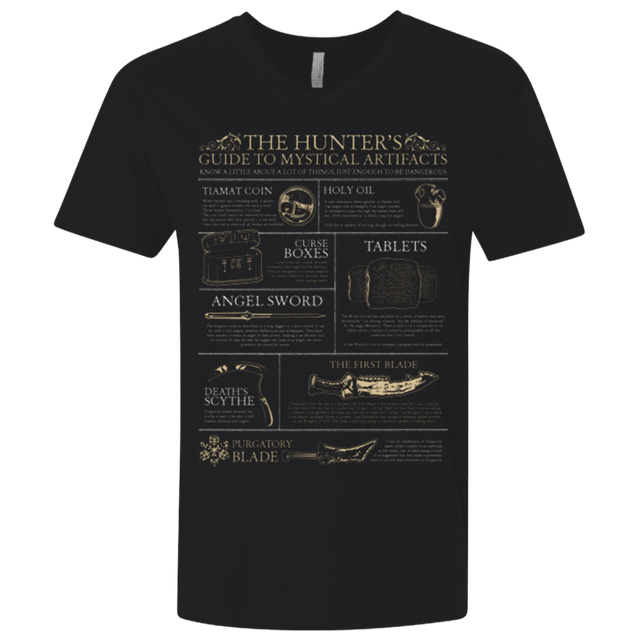 T-Shirts Black / X-Small Guide To Mystical Artifacts Men's Premium V-Neck