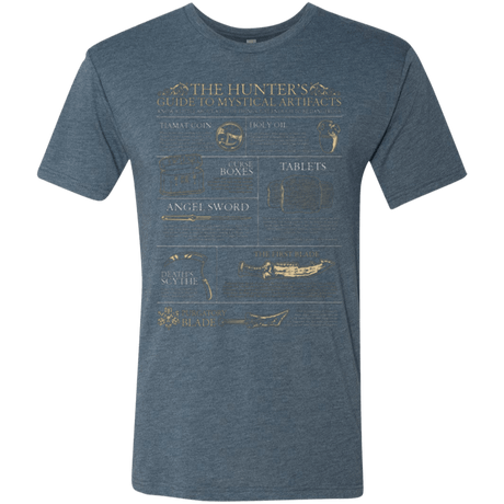 T-Shirts Indigo / Small Guide To Mystical Artifacts Men's Triblend T-Shirt