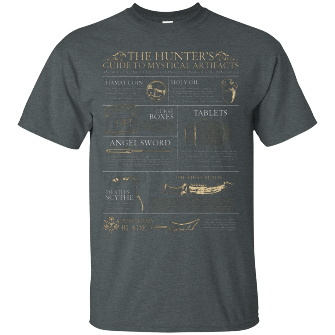 T-Shirts Dark Heather / Small Guide To Mystical Artifacts T-Shirt