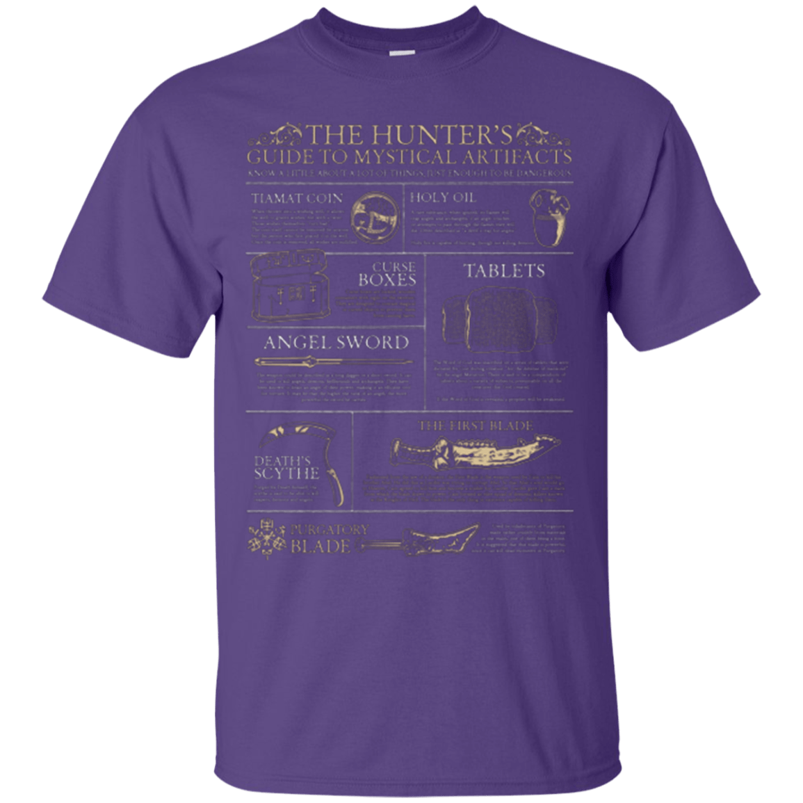 T-Shirts Purple / Small Guide To Mystical Artifacts T-Shirt