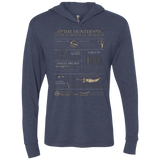 T-Shirts Vintage Navy / X-Small Guide To Mystical Artifacts Triblend Long Sleeve Hoodie Tee