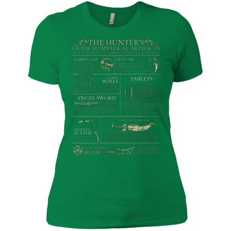 T-Shirts Kelly Green / X-Small Guide To Mystical Artifacts Women's Premium T-Shirt