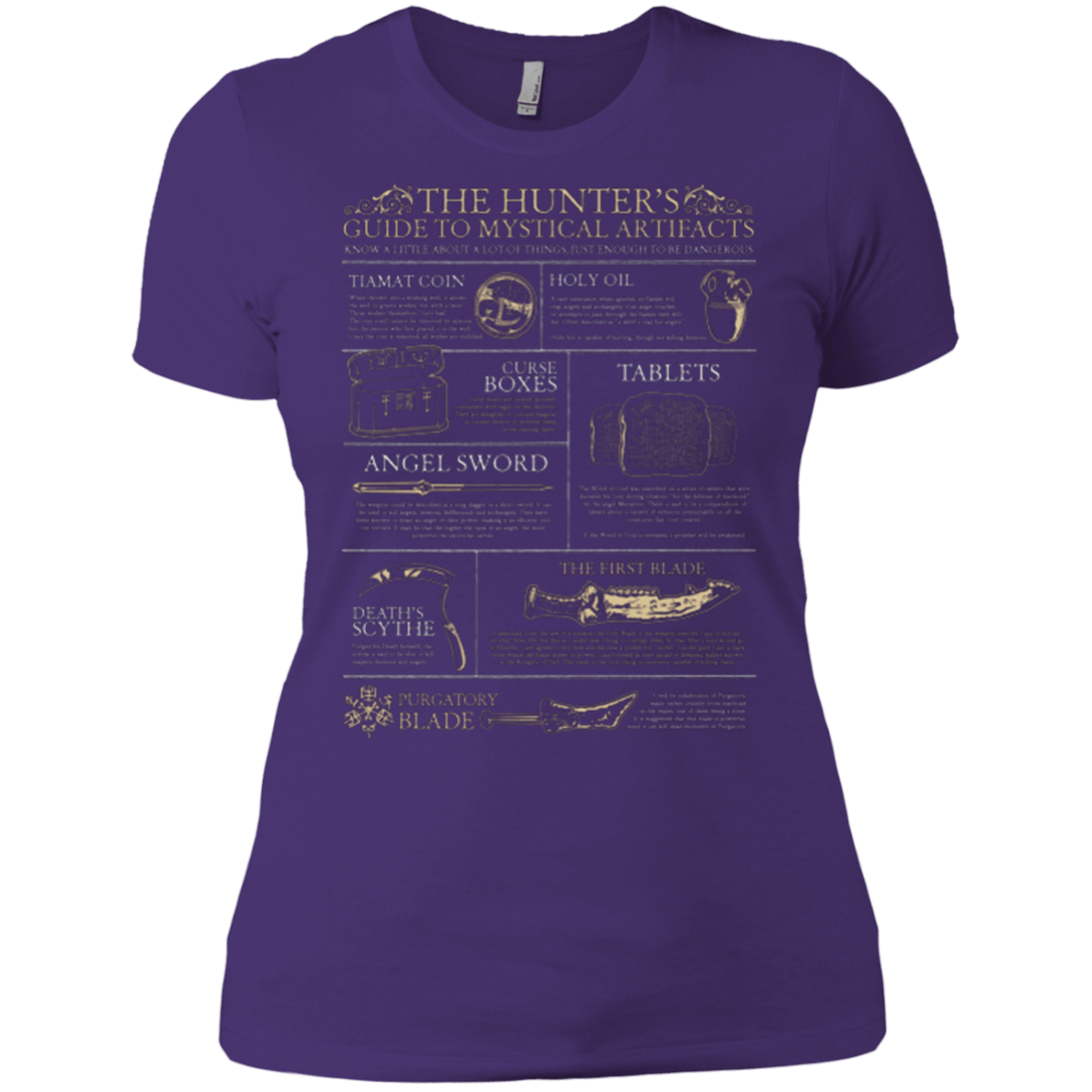 T-Shirts Purple / X-Small Guide To Mystical Artifacts Women's Premium T-Shirt