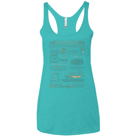 T-Shirts Tahiti Blue / X-Small Guide To Mystical Artifacts Women's Triblend Racerback Tank