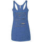 T-Shirts Vintage Royal / X-Small Guide To Mystical Artifacts Women's Triblend Racerback Tank