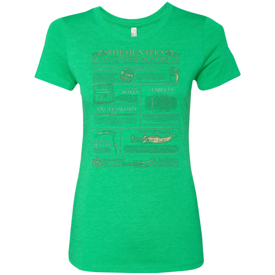 T-Shirts Envy / Small Guide To Mystical Artifacts Women's Triblend T-Shirt