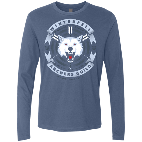 T-Shirts Indigo / Small Guild of Archers Men's Premium Long Sleeve