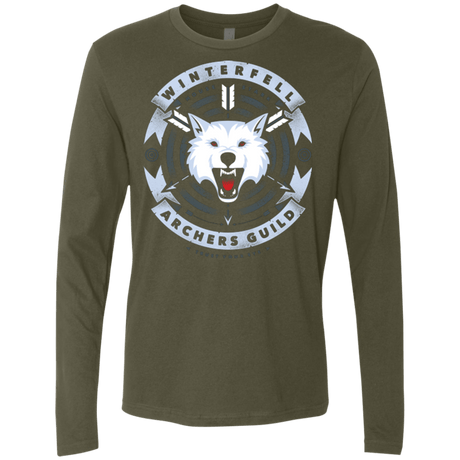 T-Shirts Military Green / Small Guild of Archers Men's Premium Long Sleeve