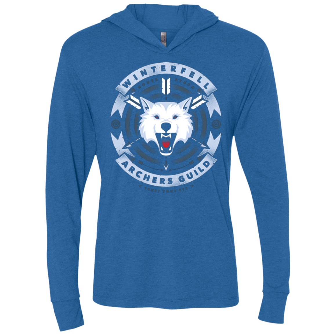 T-Shirts Vintage Royal / X-Small Guild of Archers Triblend Long Sleeve Hoodie Tee