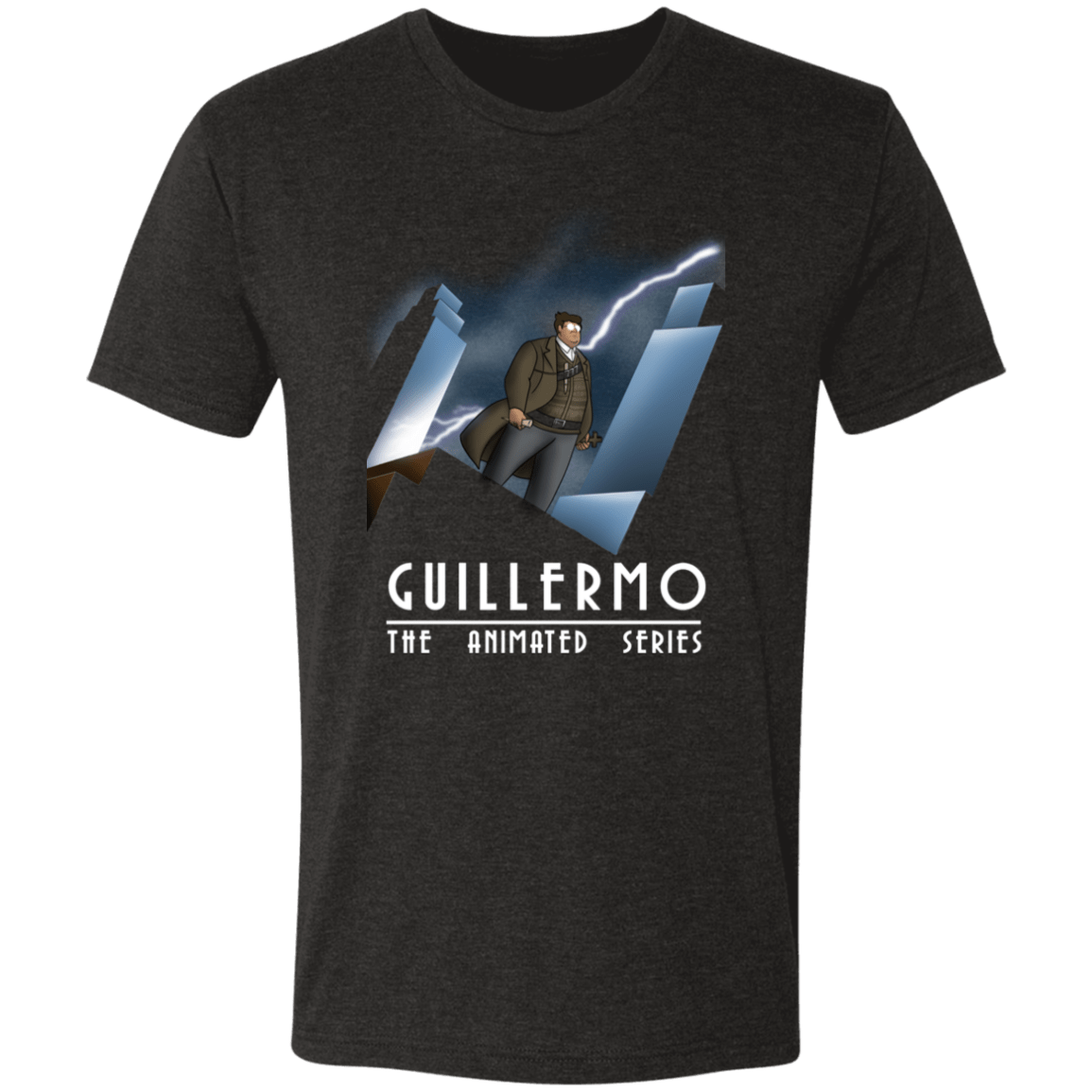 T-Shirts Vintage Black / S Guilllermo the Animated Series Men's Triblend T-Shirt